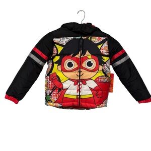 RYAN’S WORLD Full Zip Puffer Jacket